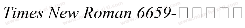 Times New Roman 6659字体转换